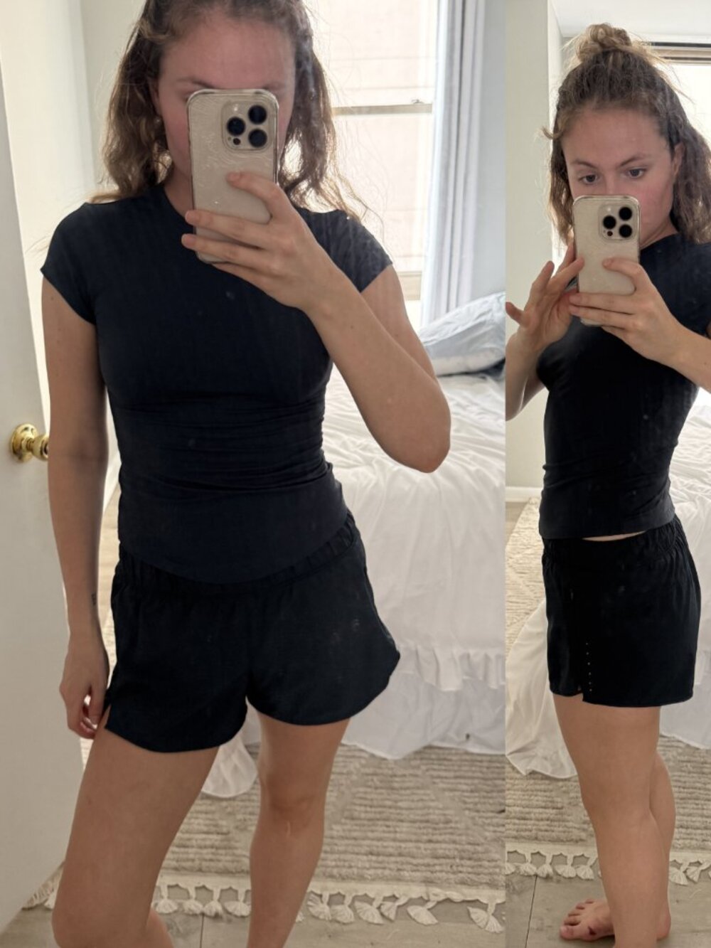 Old Navy Navy Blue Short Sleeve Top and Shorts Set